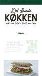 Mobile Screenshot of detsundekoekken.dk